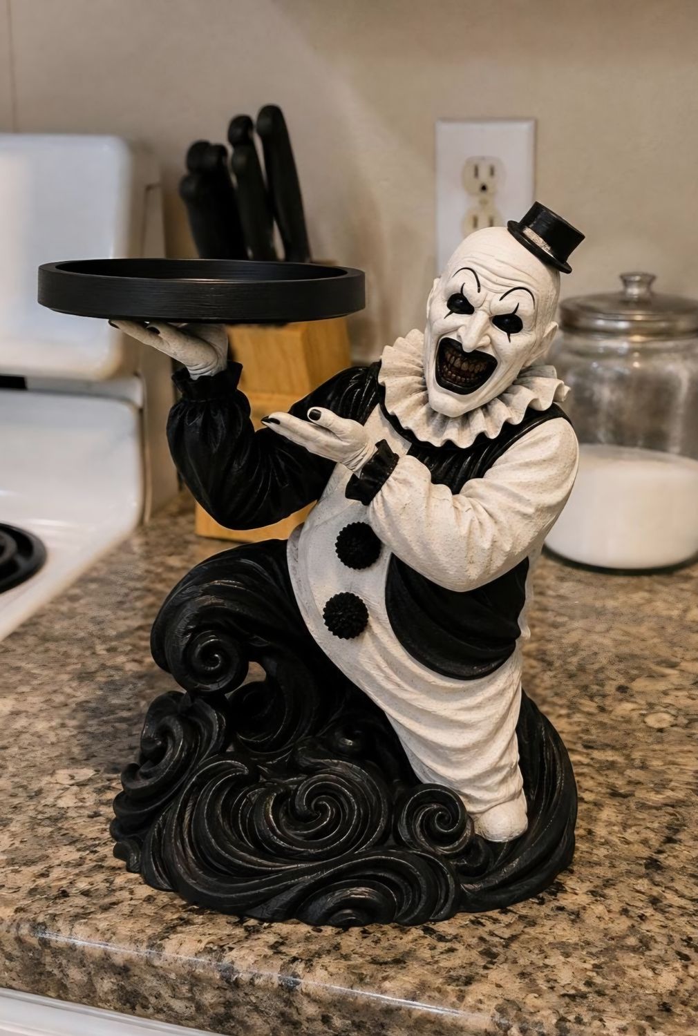3D Terrifier Candle Holder