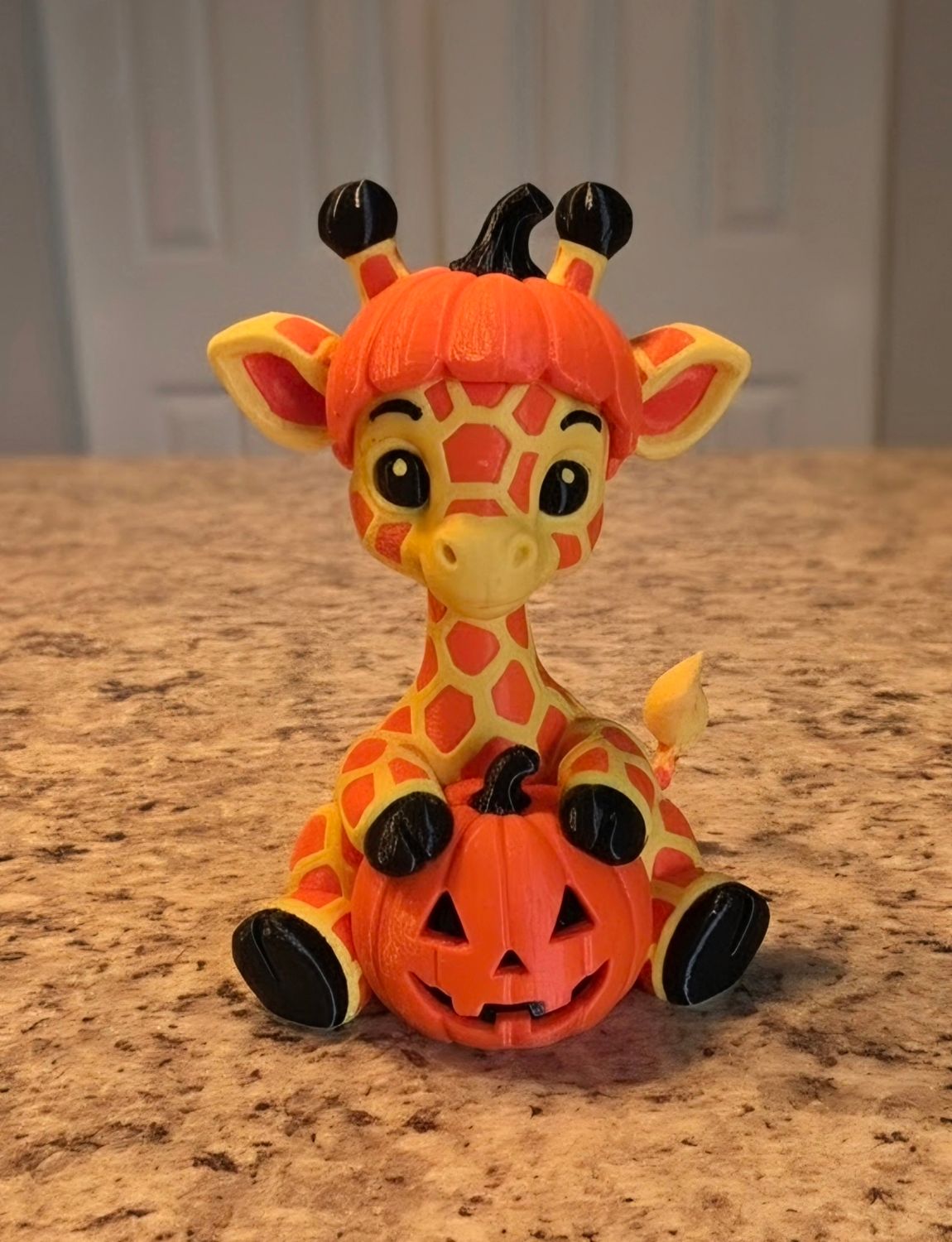3D Giraffe Halloween Pumpkin