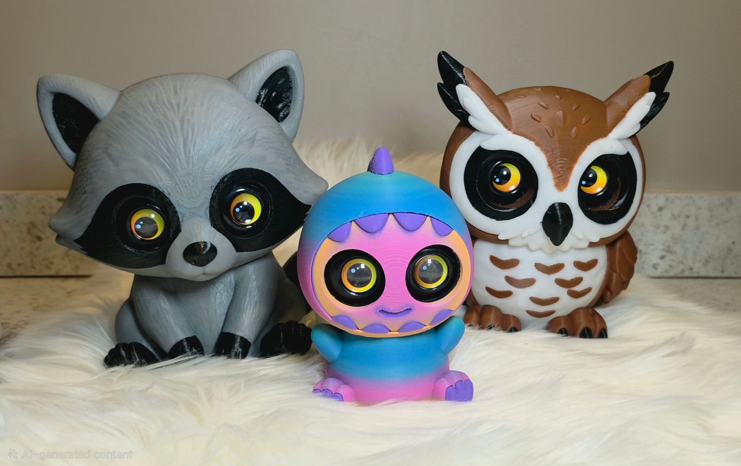 3D LED Eyes Figures