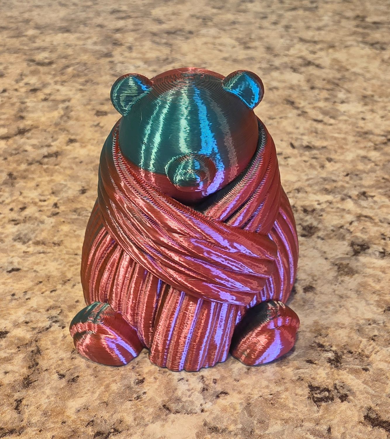 3D Bear in Blanket