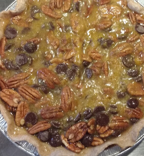 Chocolate Pecan Pie  for Christmas