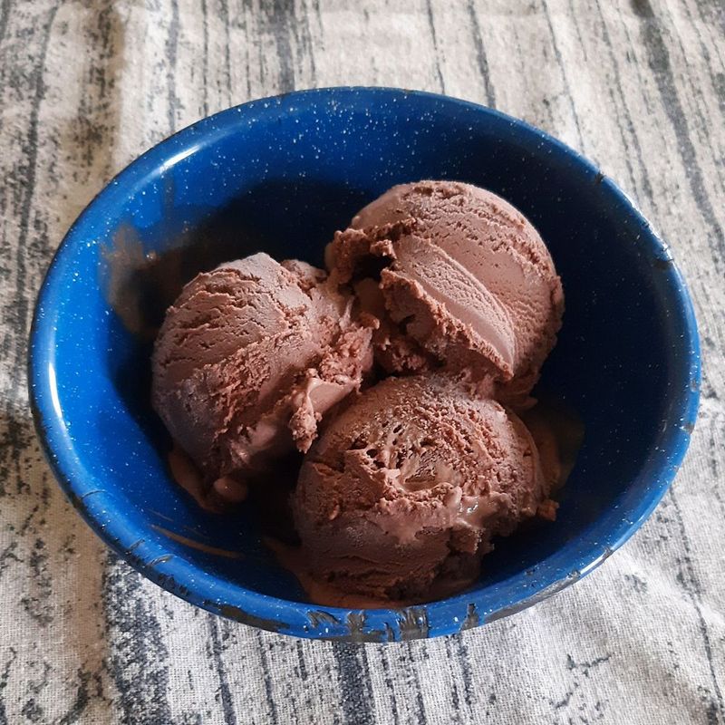 Black Garlic Fudge Homemade Ice Cream - Single Scoop
