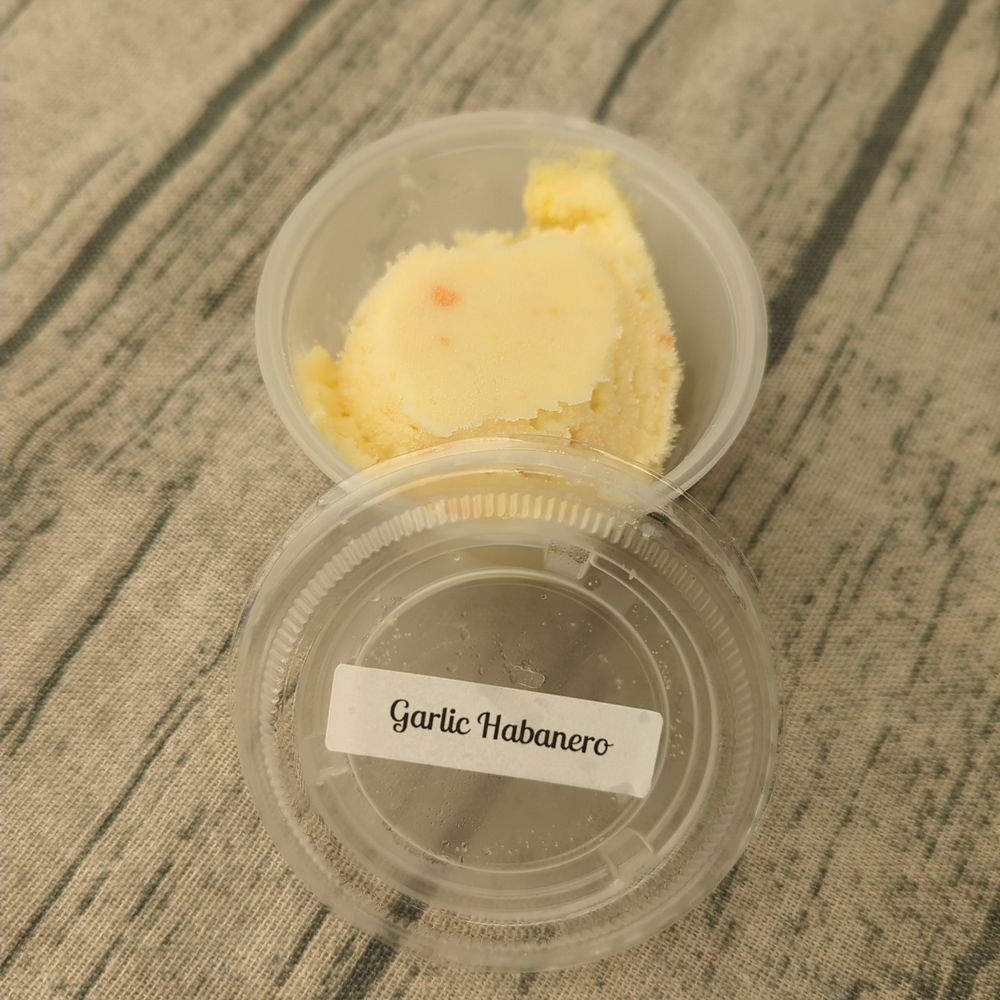 Garlic Habanero Homemade Ice Cream - Single Scoop Garlic Habanero Homemade Ice Cream - Single Scoop