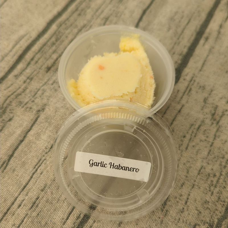 Garlic Habanero Homemade Ice Cream - Single Scoop