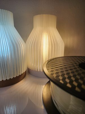 3D Printed Glow in the Dark Lamps