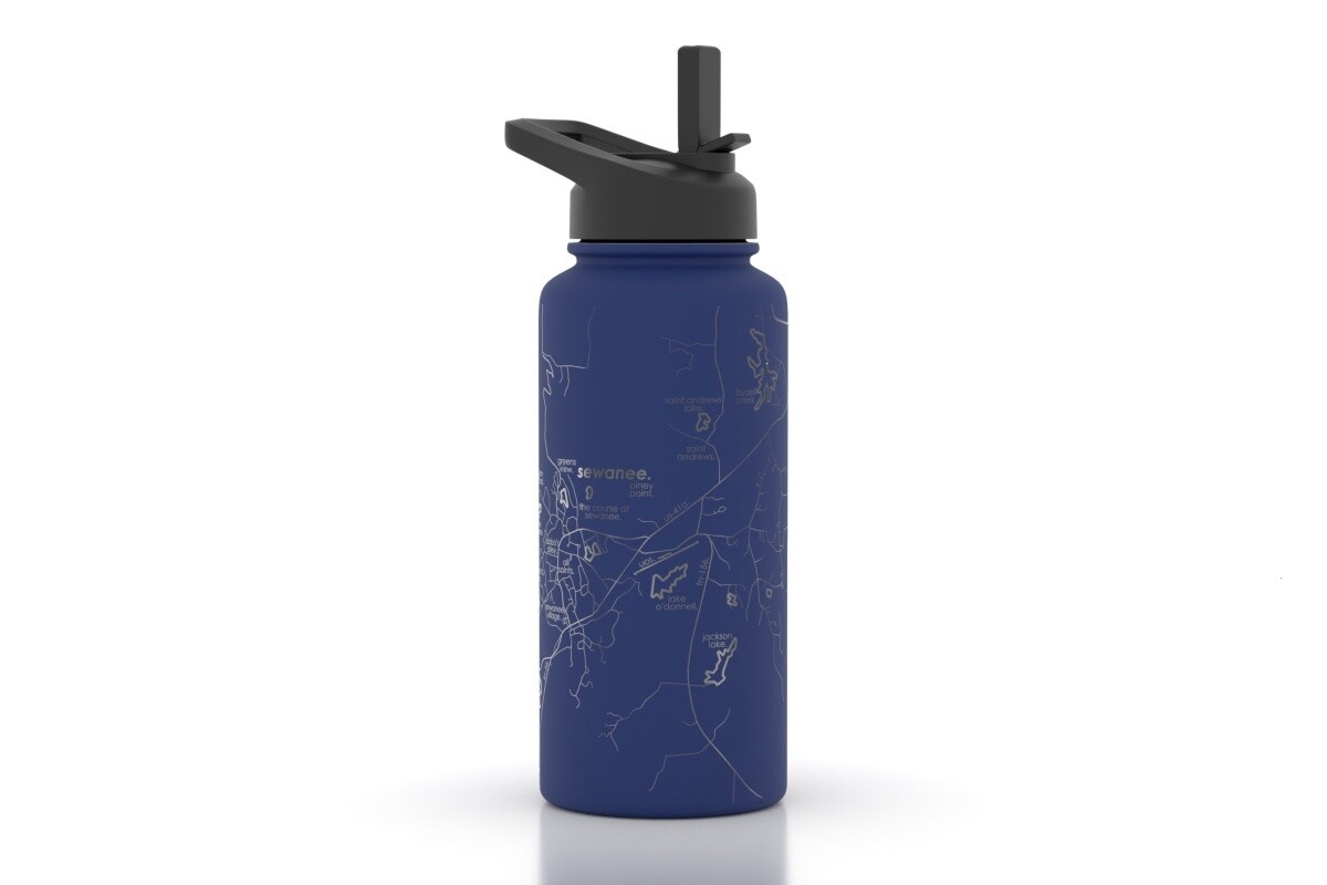 Sewanee map 32oz insulated hydration