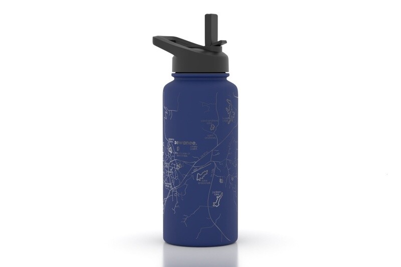 Sewanee map 32oz insulated hydration