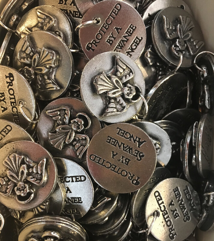 Protected by a Sewanee Angel charm JD