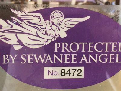 Sewanee Angel Legend (tm) Decals
