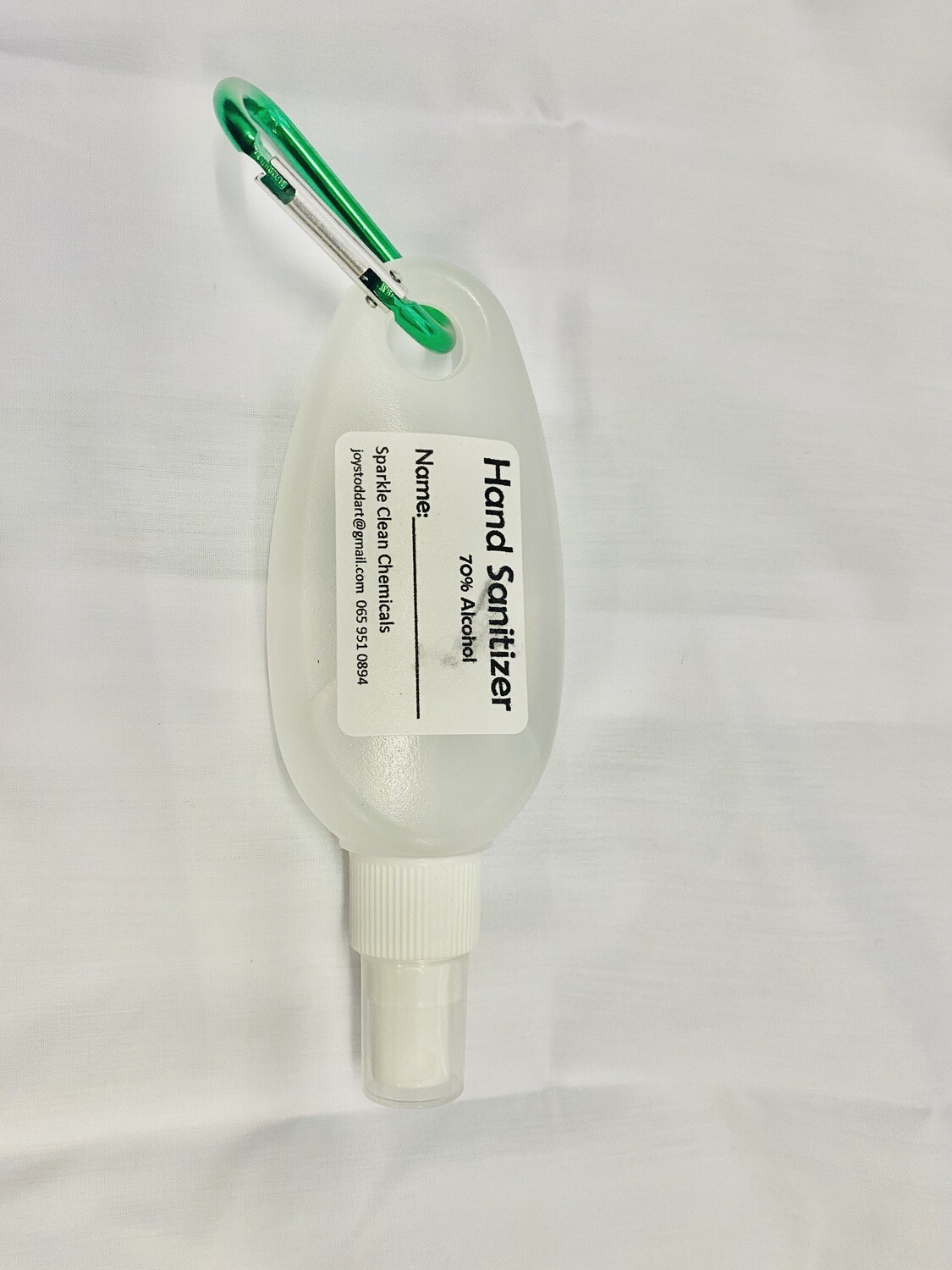 Sanitizer Bottle with Clip