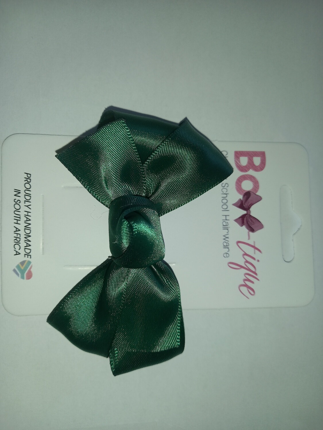 Small BOW- Green- Claw clip