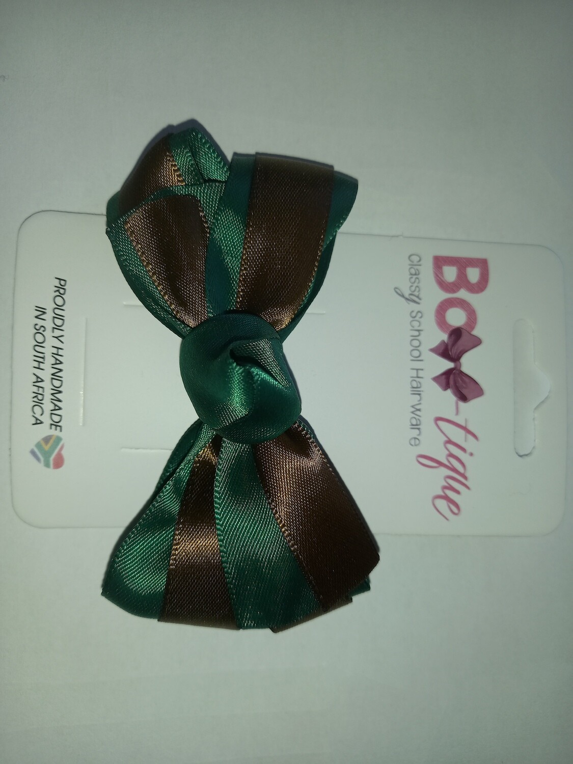 Small BOW- 2 toned- Claw clip