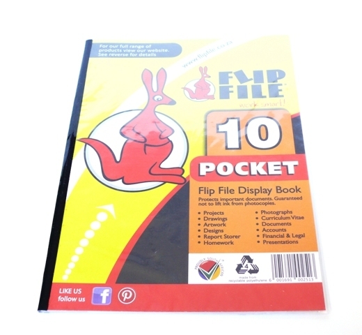 A4 - Flip File - 10 Pockets