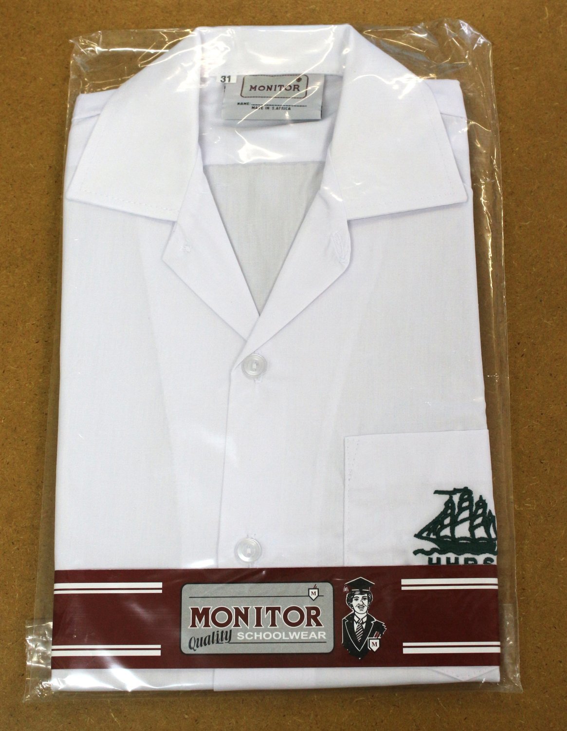 Boys School Shirt with Badge