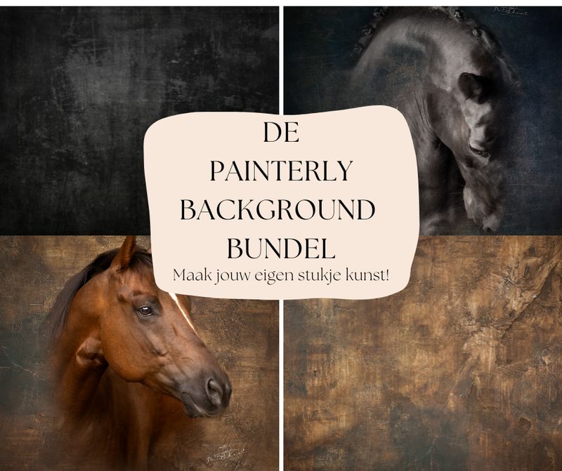 De Painterly Background Bundel