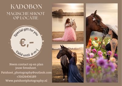 Cadeaubon Magische shoot op locatie