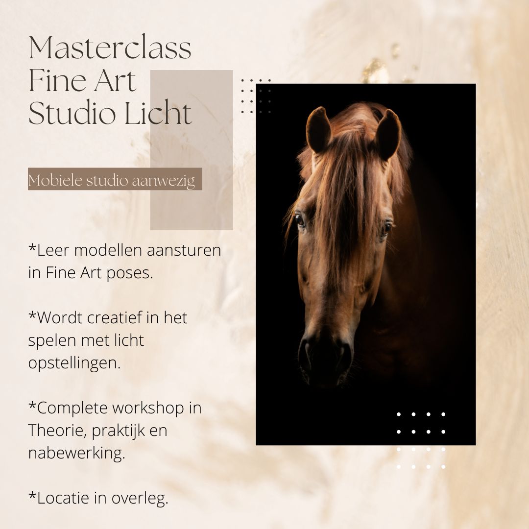 Masterclass fine art studio fotografie