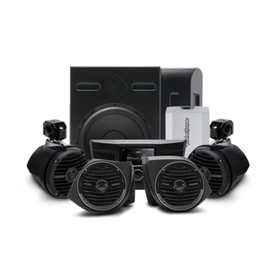 400 Watt Amplified Stereo, Front Lower Speaker, Subwoofer, and Rear Speaker Kit for select YXZ®