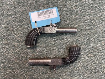 Pocket Pistol Pair 50 Cal. (Antique Status)