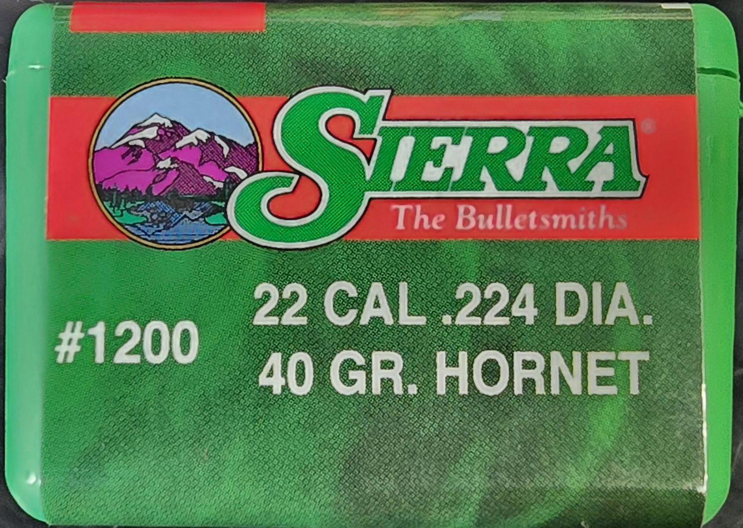 Sierra 22 Cal. .224 Dia. 40 Gr. Hornet 100 Bullets