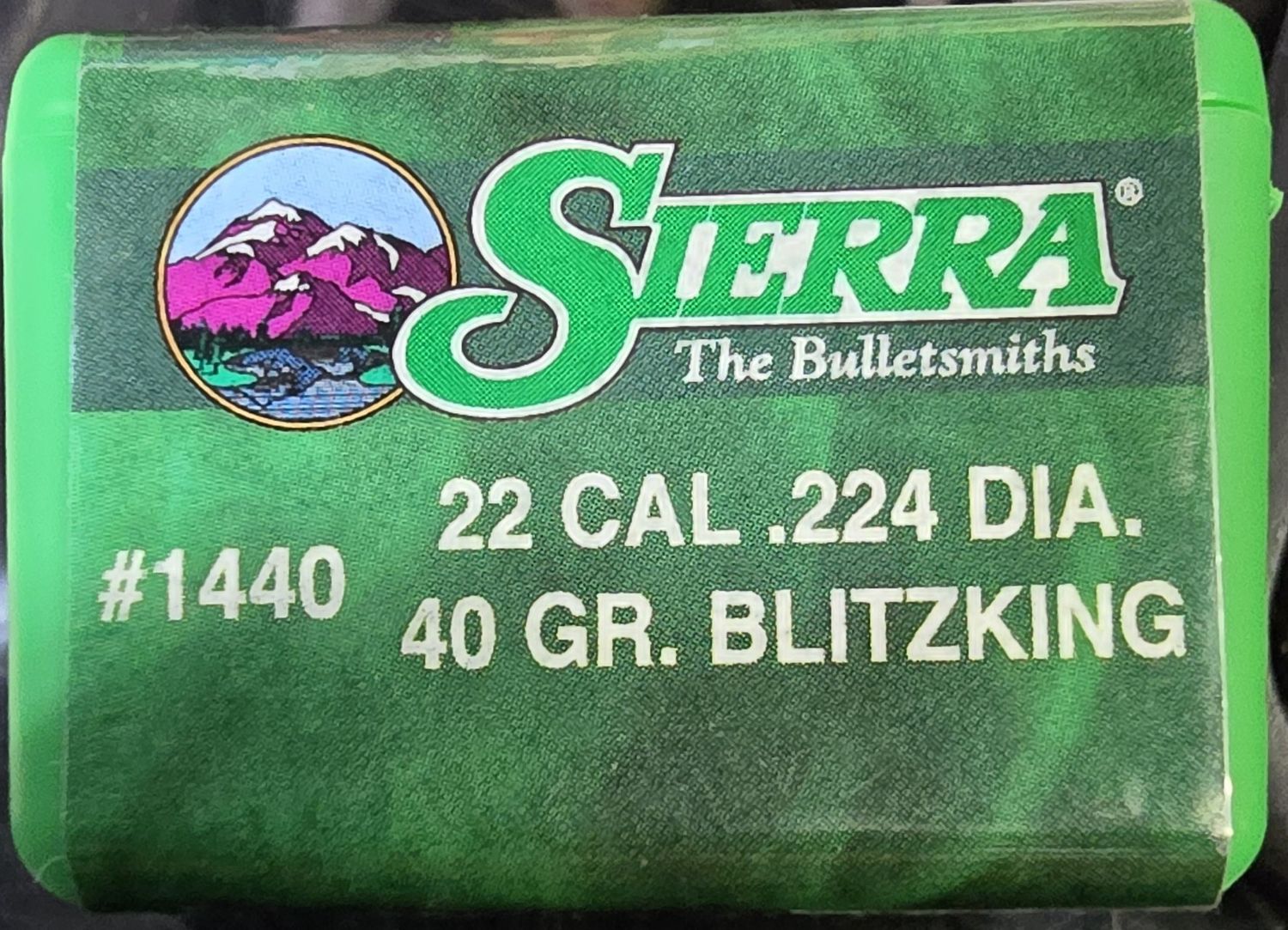 Sierra 22 Cal. .224 Dia 40 Gr. Blitzking 100
