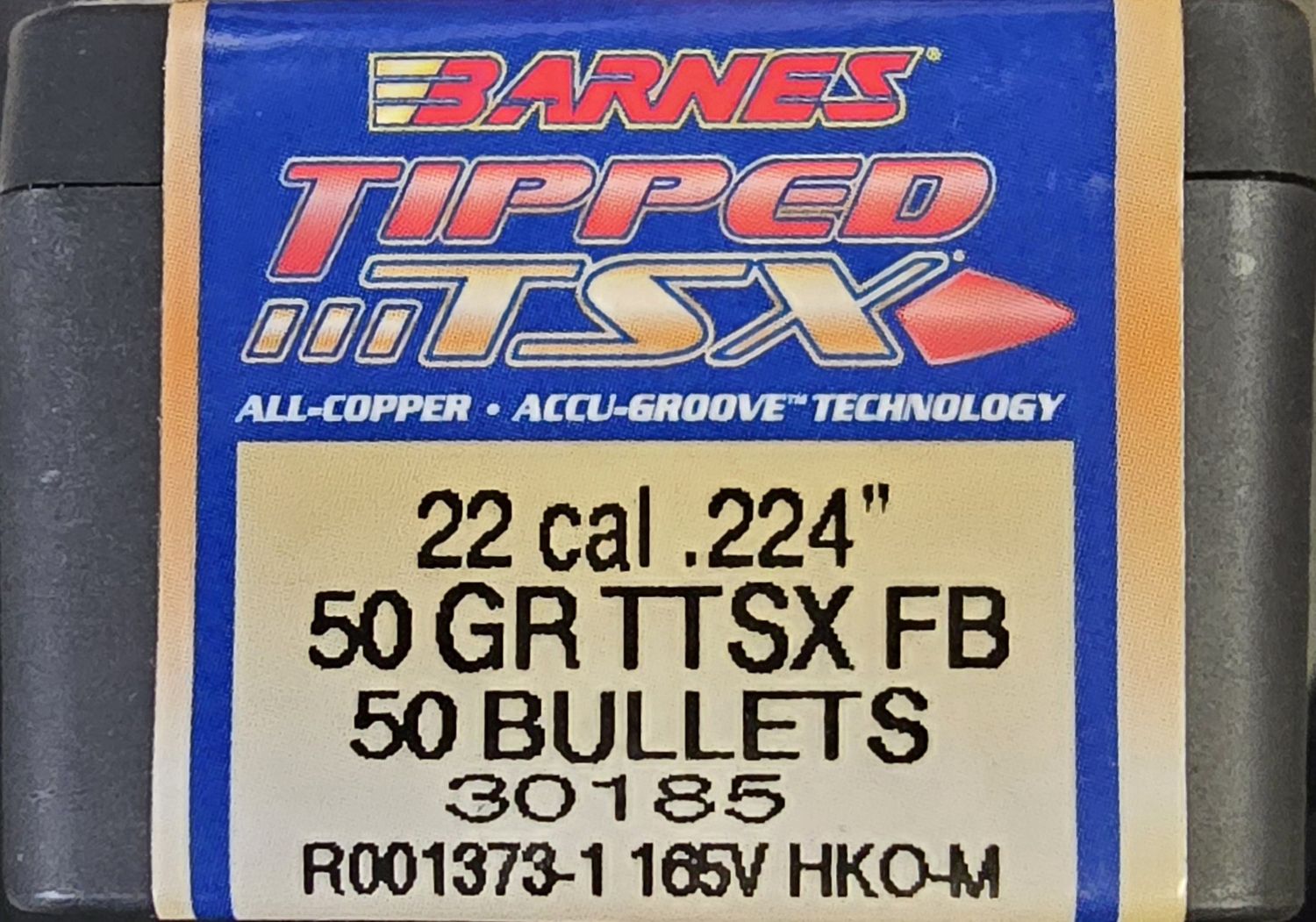 Barnes Tipped TSX 22 Cal. .224 50 Gr. TTSX FB 50 Bullets