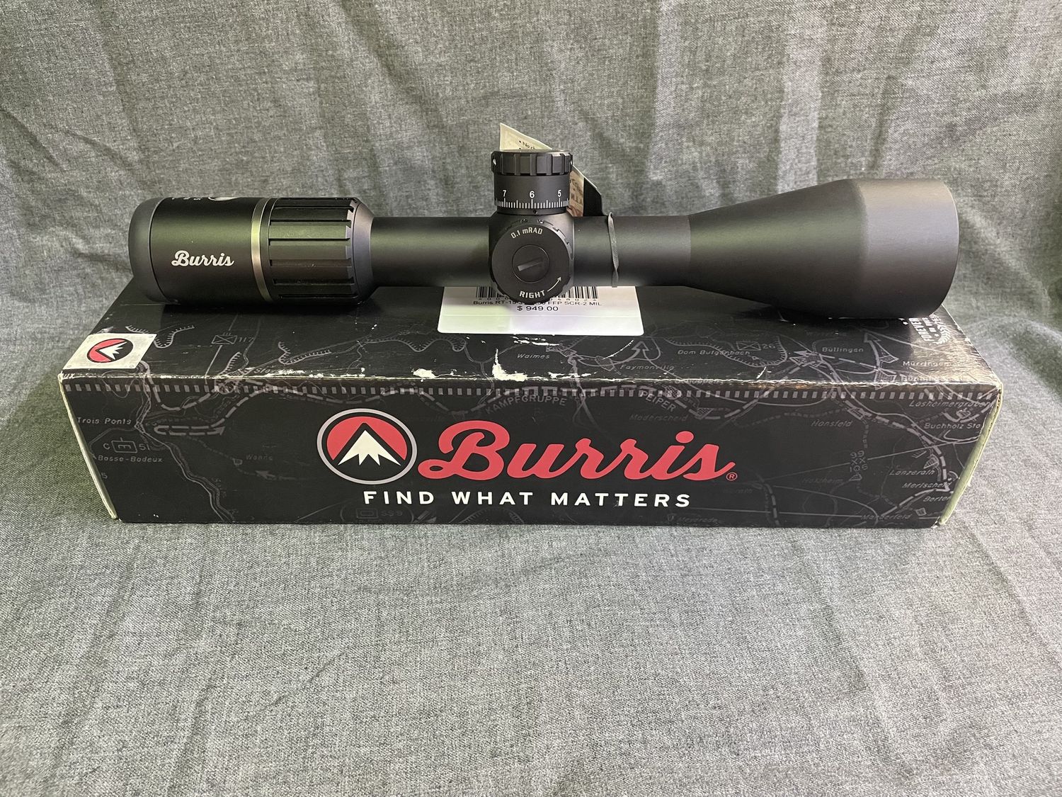 Burris RT-15 3-15x50 FFP SCR-2 MIL