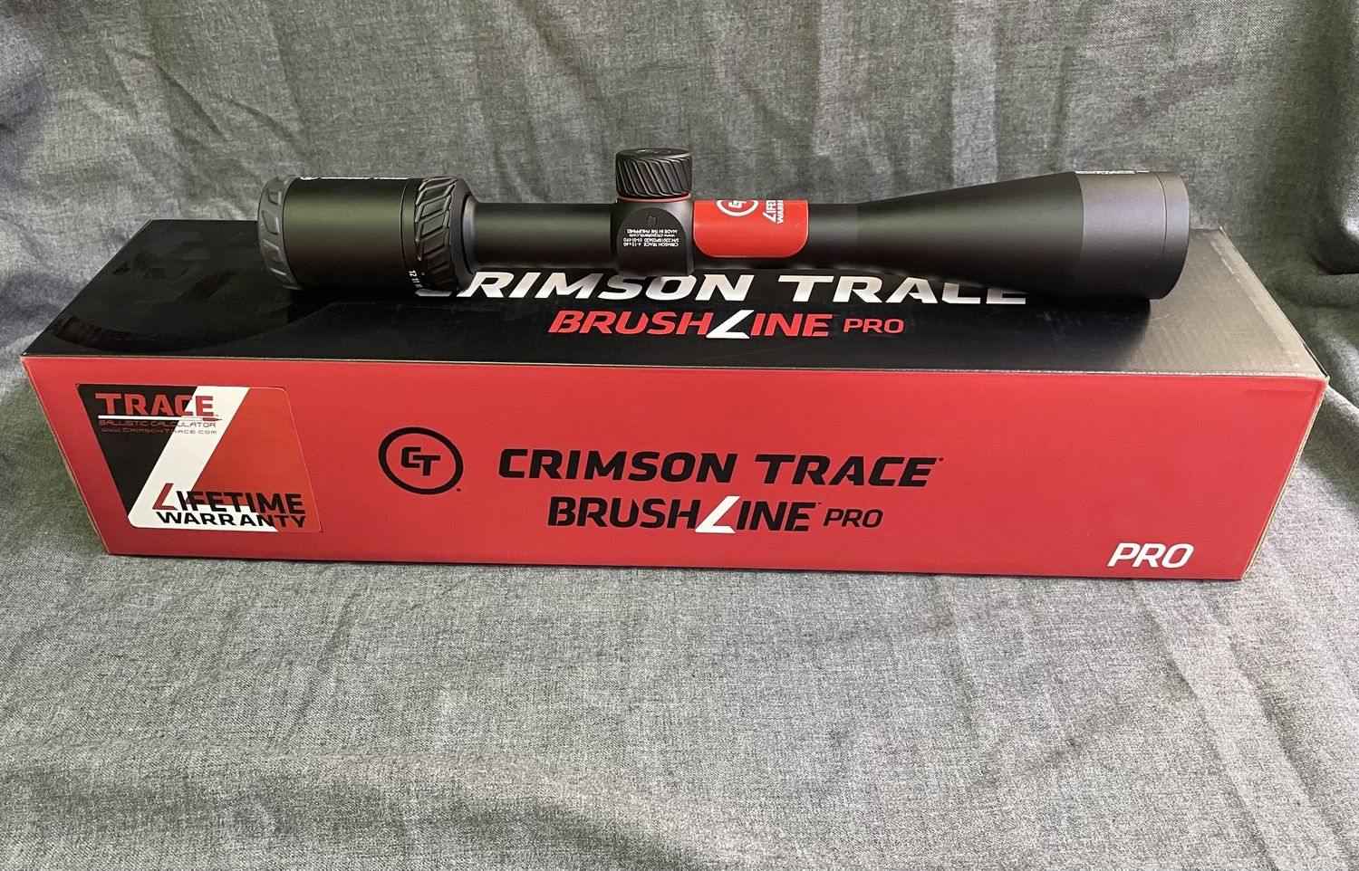 Crimson Trace Brushline 4-12x40 PLEX Reticle