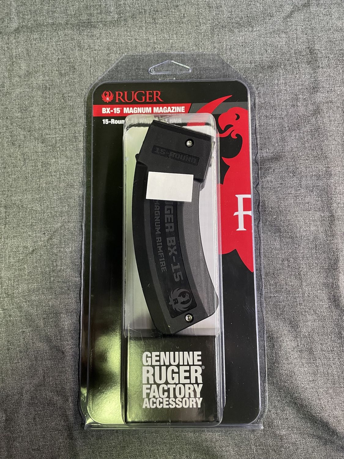 Ruger BX-15 Magnum Magazine 22 Mag, 17 HMR 15 Shot