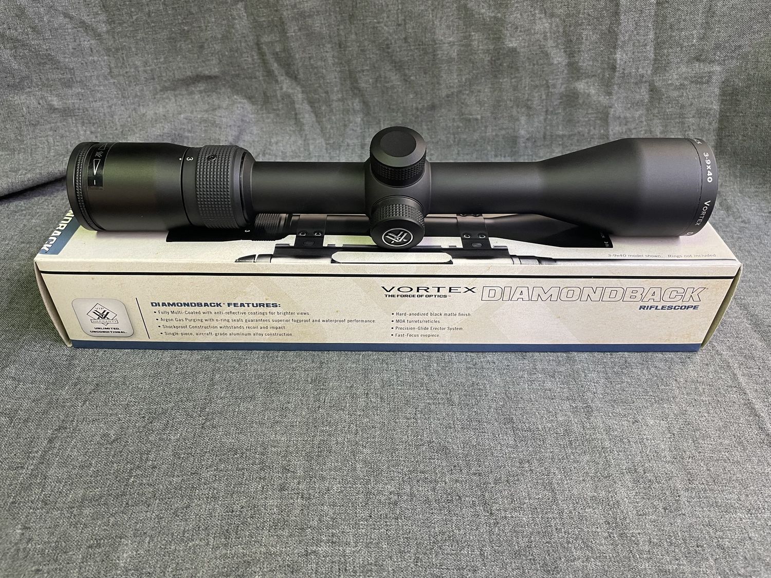 Vortex Diamondback 3-9x40 Dead-Hold BDC MOA