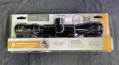 Center Point 3-9x40 Ballistic MOA Reticle