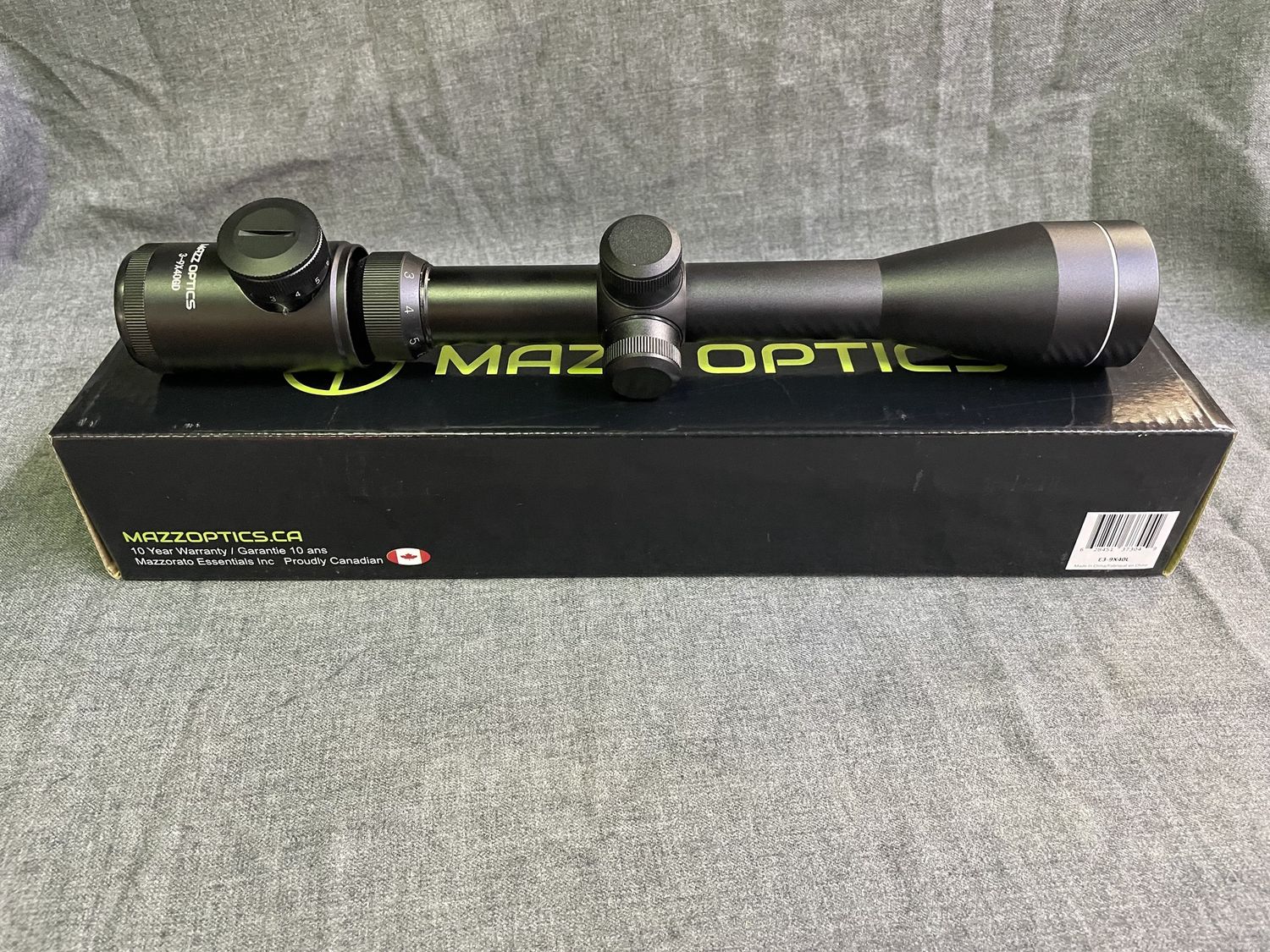 Mazz Optics 3-9x40 Illuminated Scope