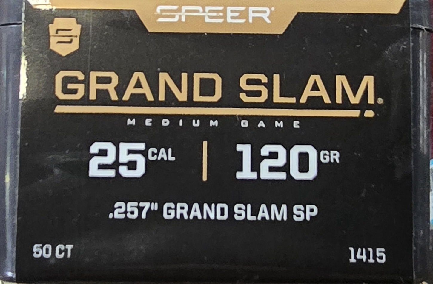 Speer Grand Slam 25 Cal. 120 Gr. .257 SP 50 Bullets