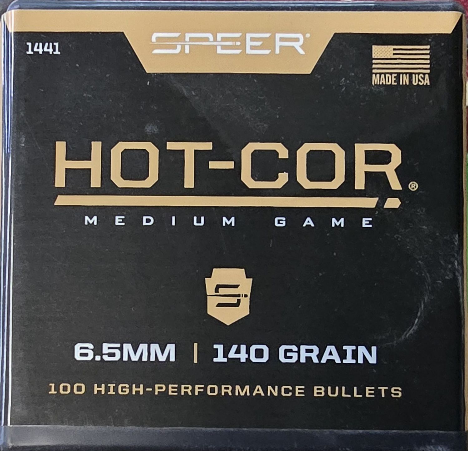 Speer Hot-Cor 6.5 mm 140 Gr. 100 Bullets