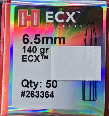 Hornady ECX 6.5 mm 140 Gr. 50 Bullets