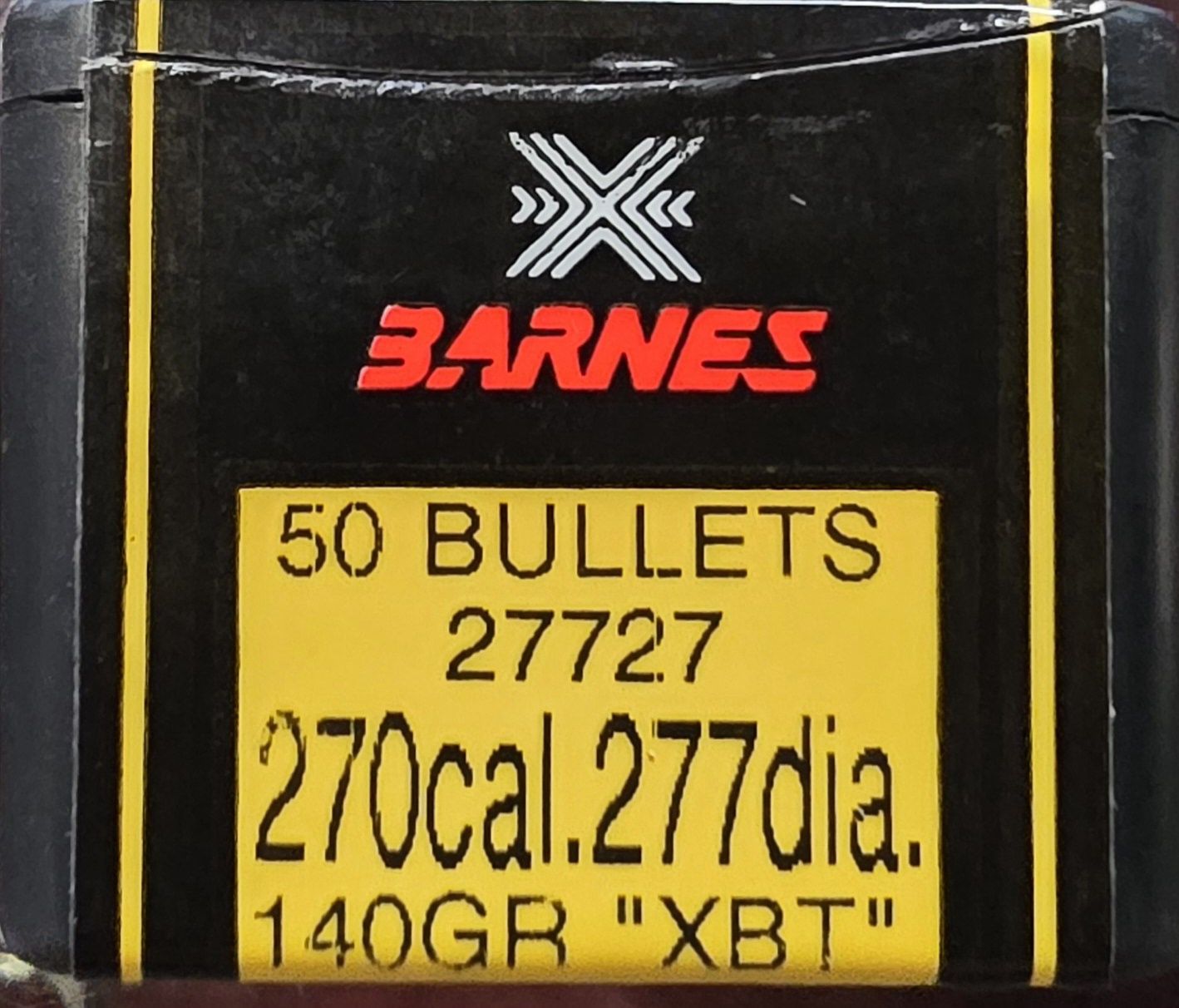 Barnes XBT 270 Cal. .277 Dia. 140 Gr. 50 Bullets