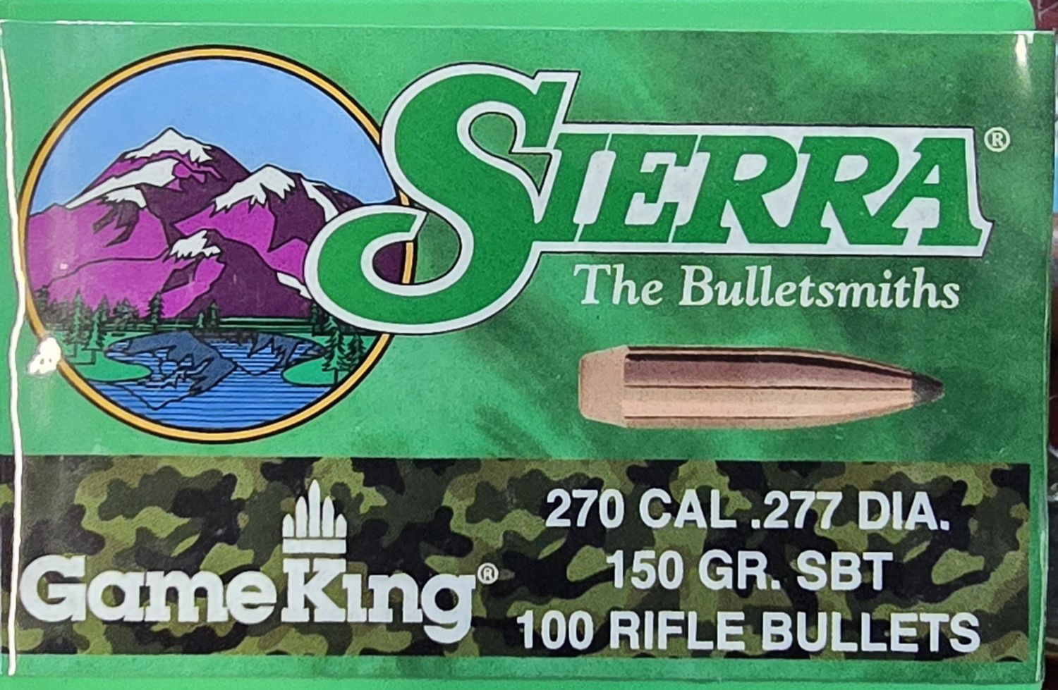 Sierra GameKing 270 Cal. .277 150 Gr. 100 Bullets