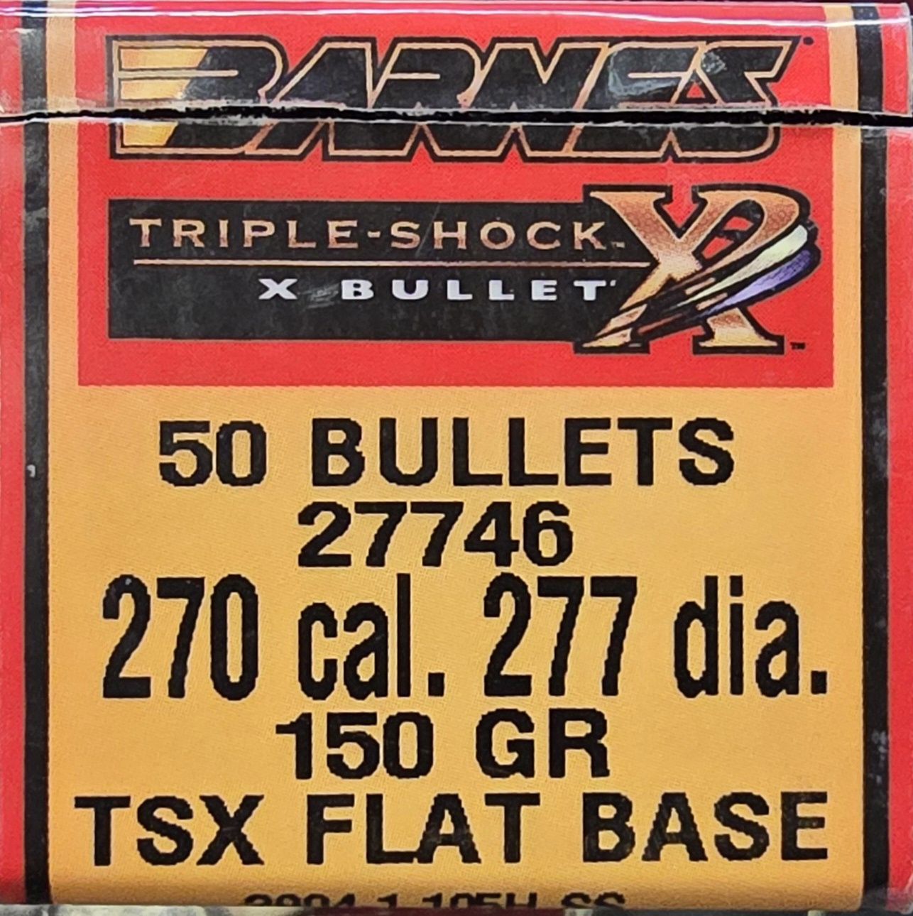 Barnes Triple Shock 270 .277 150 Gr. TSX Flat Base 50 Bullets