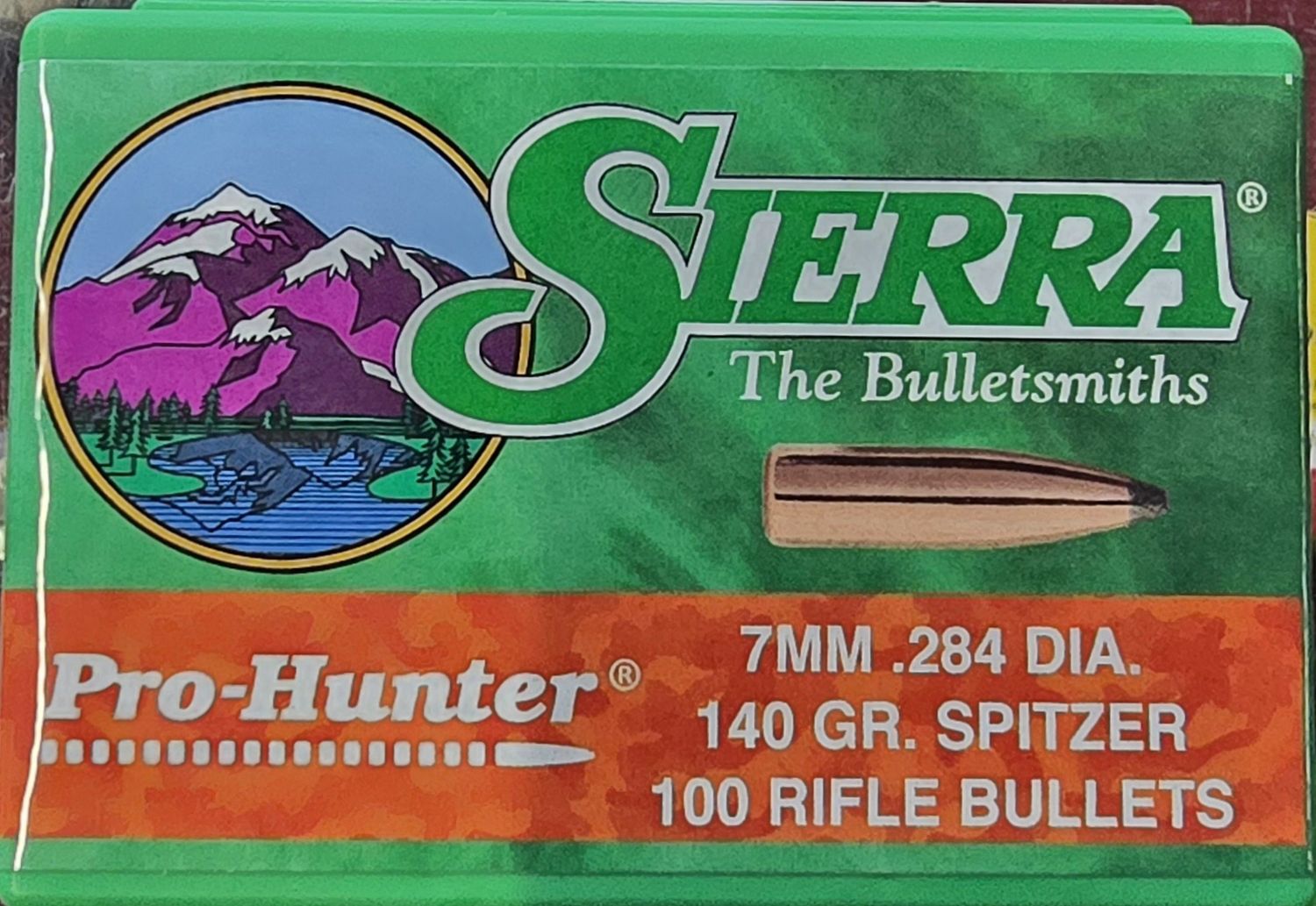 Sierra Pro-Hunter 7mm .284 140 Gr. Spitzer 100 Bullets