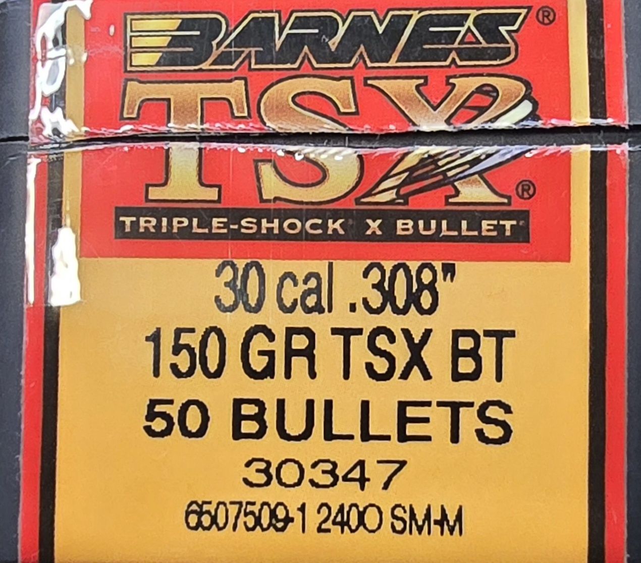 Barnes TSX 30 Cal. .308 150 Gr. BT 50 Bullets