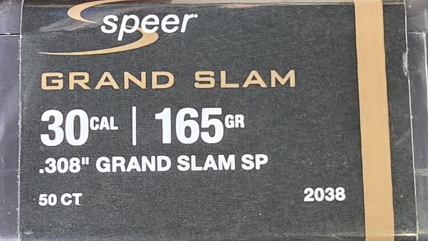 Speer Grand Slam 30 Cal. 165 Gr. .308 SP 50 Bullets