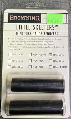 Browning Little Skeeters Mini-Tube Gauge reducers 16ga - 20ga