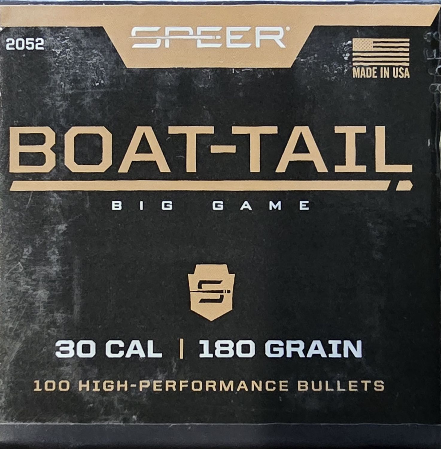 Speer Boat-Tail 30 Cal. .308 180 Gr. BTSP 100 Bullets