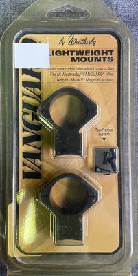 Weatherby Vanguard Mount Set Medium Hight