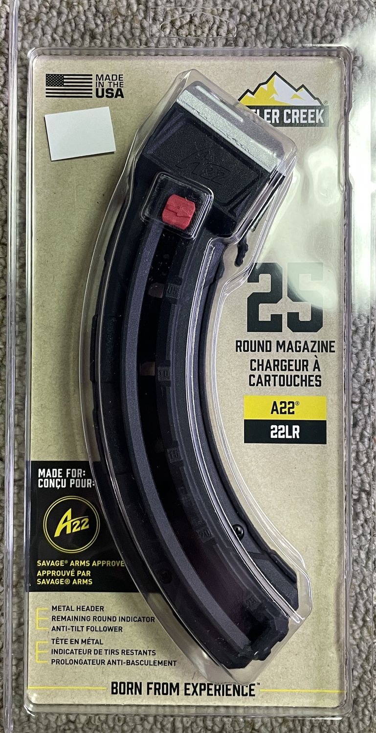 Butler Creek A22 22LR 25 Round Magazine