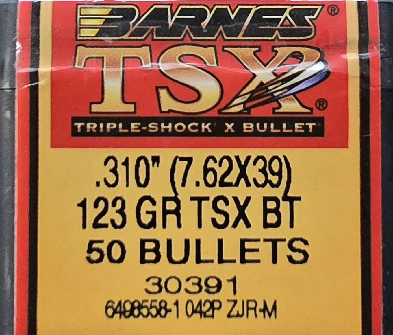Barnes TSX .310 7.62x39 123 Gr. BT 50 Bullets