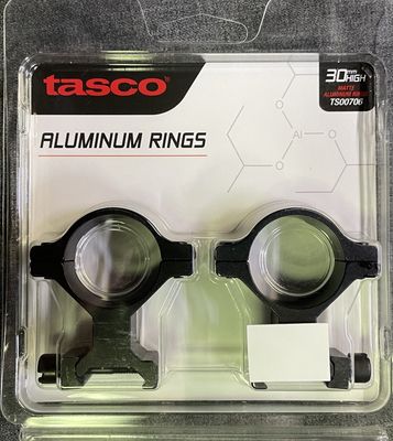 Tasco 30mm Weaver Style High Rings Matte