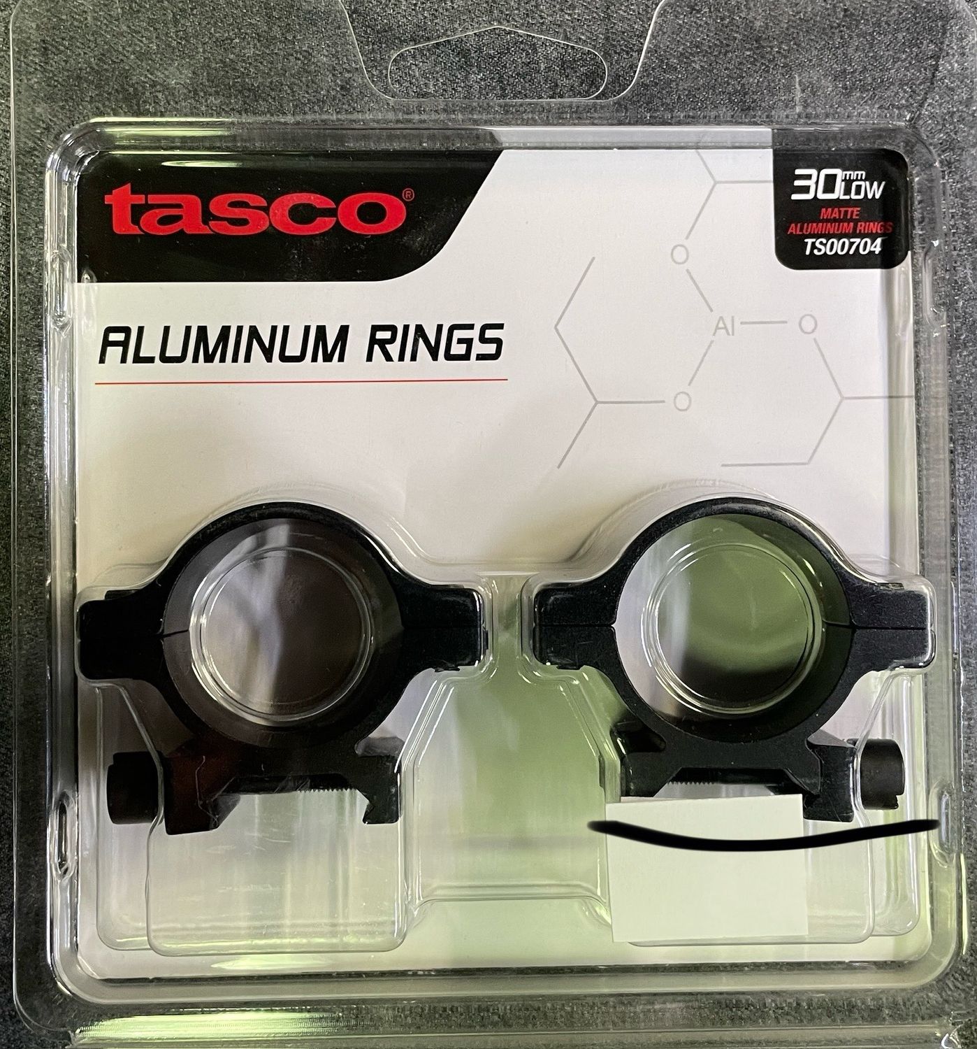 Tasco 30mm Rings Low Matte