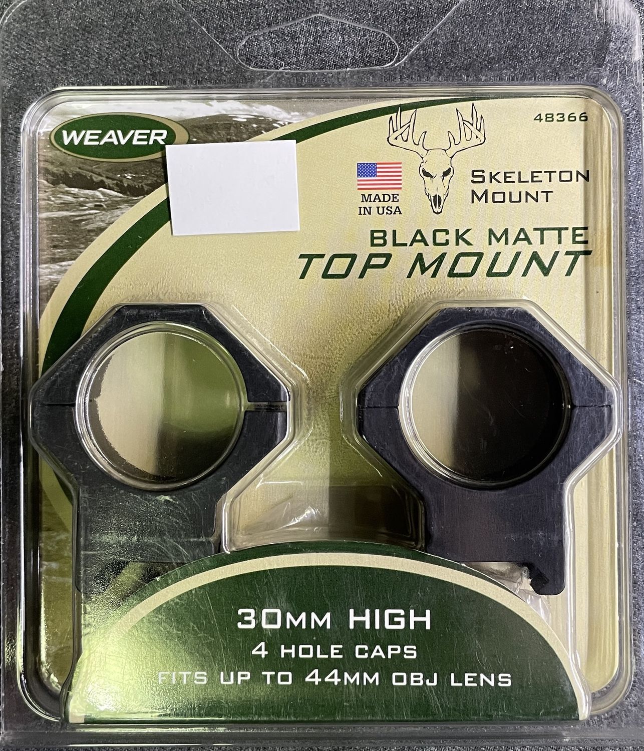 Weaver 30mm Rings High Matte