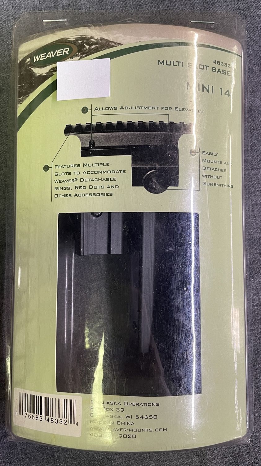 Weaver Mini 14 Multi Slot Base